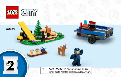 LEGO Polizeihunde-Training City • • Set Mobiles 60369 SetDB