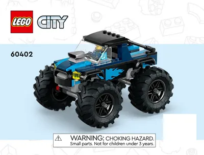 Manual City Blauer Monstertruck - 1