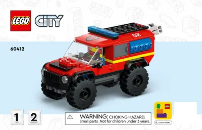 Manual City 4x4 Fire Truck with Rescue Boat - 1