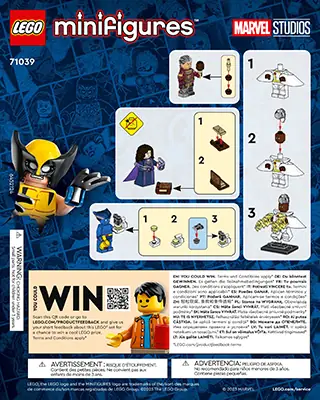 LEGO Minifigures Marvel Series 2 (6 Pack) 66735 by LEGO Systems Inc