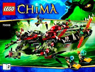 LEGO CHIMA Cragger s Command Ship Set 70006 SetDB