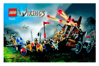 LEGO Army of Vikings with Heavy Artillery Wagon • Set 7020