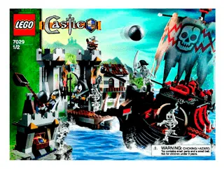 LEGO Castle Skeleton Ship Attack • Set 7029 • SetDB