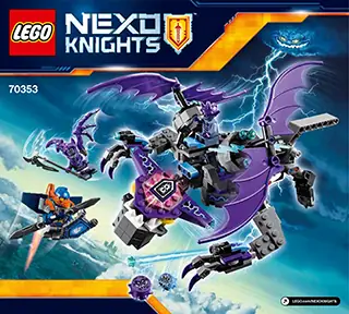 LEGO NEXO KNIGHTS Der Gargoyl Heli Set 70353 SetDB