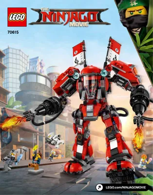 Manual THE LEGO™ NINJAGO™ MOVIE THE LEGO NINJAGO MOVIE Kai's Feuer-Mech - 1