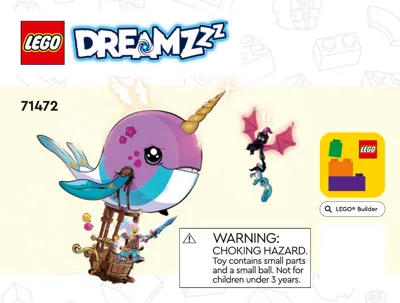 Manual DREAMZzz™ Izzies Narwal-Heißluftballon - 1