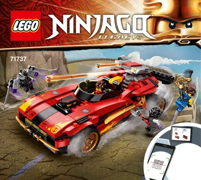 Manual NINJAGO™ X-1 Ninja Supercar - 1