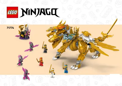Manual NINJAGO™ Lloyd’s Golden Ultra Dragon - 1