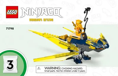 LEGO NINJAGO Nya and Arin's Baby Dragon Battle 71798 Building Toy