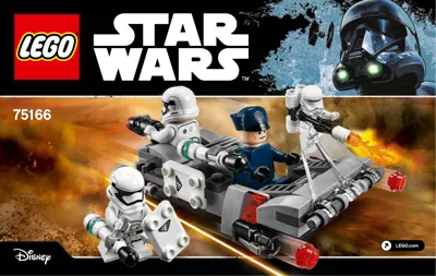 Manual Star Wars™ First Order Transport Speeder Battle Pack - 1