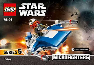 LEGO Star Wars A-Wing vs. TIE Silencer Microfighters