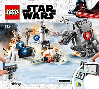 LEGO Star Wars: The Empire Strikes Back Action Battle Echo Base Defense  75241 Building Kit (504 Pieces)