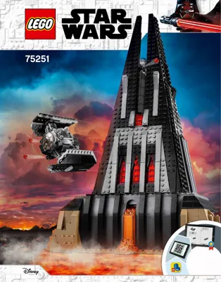 Manual Star Wars™ Darth Vaders Festung - 1