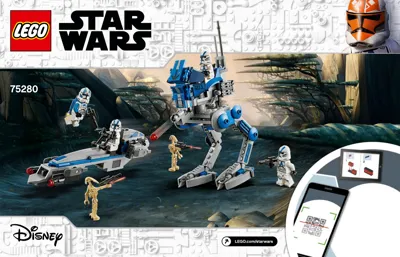 Manual Star Wars™ Clone Troopers der 501. Legion - 1