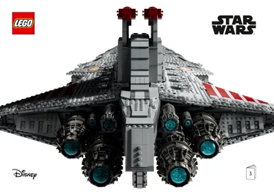 Manual Star Wars™ UCS Republikanischer Angriffskreuzer der Venator-Klasse - 3