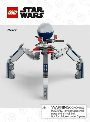 Manual Star Wars™ Clone Trooper & Battle Droid Battle Pack - 2