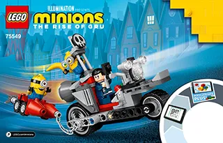 LEGO Minions Unstoppable Bike Chase • Set 75549 • SetDB