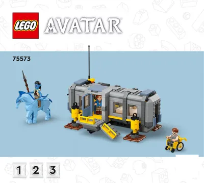 LEGO Avatar Floating Mountains: Site 26 & RDA Samson 75573 (887 Pieces)