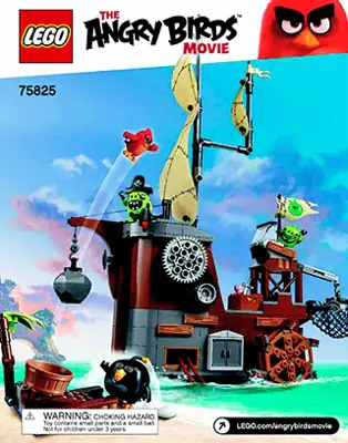 Manual Angry Birds Piggy Pirate Ship - 1