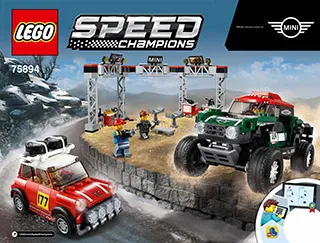 LEGO Speed Champions 1967 Mini Cooper S Rally and 2018 MINI John