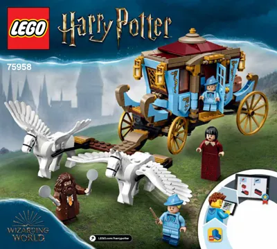 Manual Harry Potter™ Kutsche von Beauxbatons: Ankunft in Hogwarts - 1