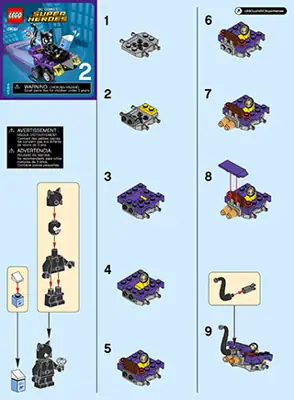 Manual DC Mighty Micros: Batman™ vs. Catwoman - 2