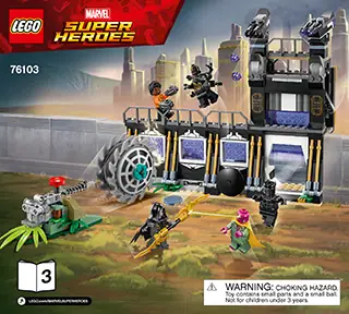 LEGO Marvel Super Heroes - Ataque Avassalador de Corvus Glaive (76103) -  416 Peças