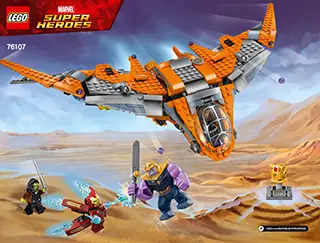 Lego marvel superheroes hot sale thanos ultimate battle