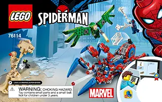 Lego marvel spider man spider online crawler