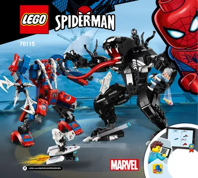 Manual Marvel™ Spider Mech vs. Venom - 1