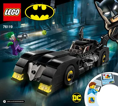 Manual Batman™ Batmobile: Verfolgungsjagd mit dem Joker - 1