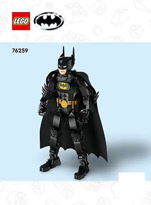 LEGO® DC 76259 La Figurine de Batman, Jouet de Super-héros avec