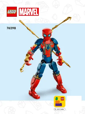 Manual Marvel™ Iron Spider-Man Construction Figure - 1