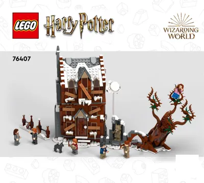 LEGO Harry Potter Shrieking Shack 76407 Instruction Manual Only Whomping  Willow
