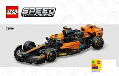 Manual Speed Champions™ 2023 McLaren™ Formula 1 Race Car - 1