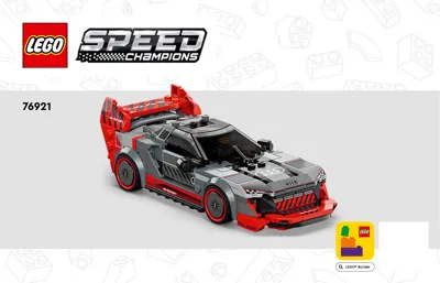 Manual Speed Champions™ Audi™ S1 e-tron quattro Rennwagen - 1