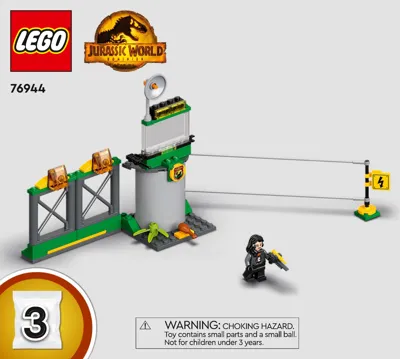 LEGO® Jurassic World™ 76944 T. rex Dinosaur Breakout