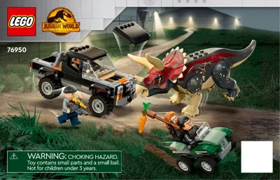 Manual Jurassic World™ Triceratops Pickup Truck Ambush - 1