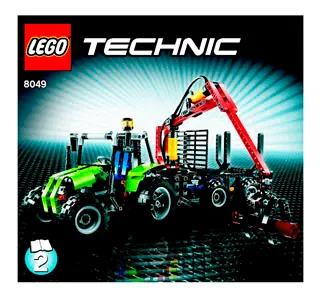LEGO Technic Tractor with Log Loader • Set 8049 • SetDB