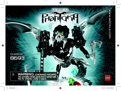 LEGO BIONICLE Chirox • Set 8693 • SetDB • Merlins Steine