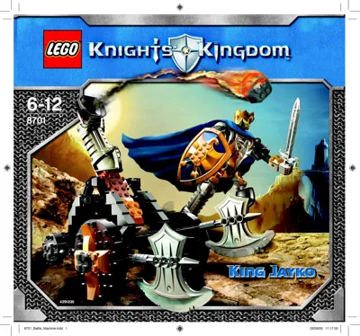 Manual Knights Kingdom König Jayko mit Katapult - 1