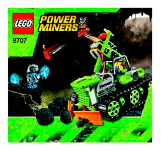 LEGO Power Miners Boulder Blaster • Set 8707 • SetDB