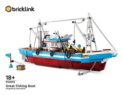 LEGO BrickLink Designer Program Great Fishing Boat COMMUNITY REVIEW