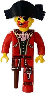 LEGO Pirates Captain Redbeard • Minifig 4j014 • SetDB