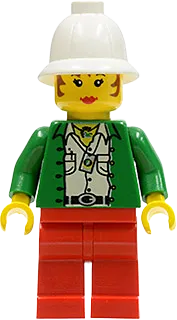 Miss Gail Storm - Jungle with Pith Helmet minifigure