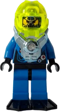 Navigator Hip "Muddy" Waders - Black Flippers minifigure
