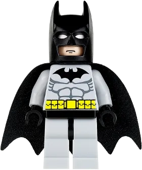 Batman - Light Bluish Gray Suit with Black Mask minifigure