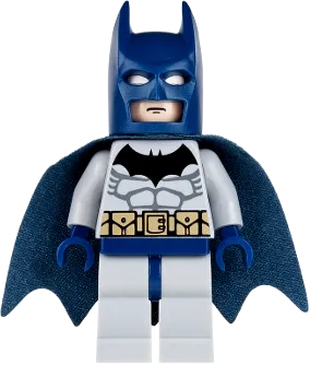 Batman - Light Bluish Gray Suit with Dark Blue Mask minifigure