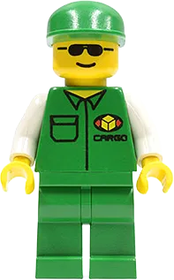 Cargo - Green Shirt, Green Legs, Green Cap minifigure