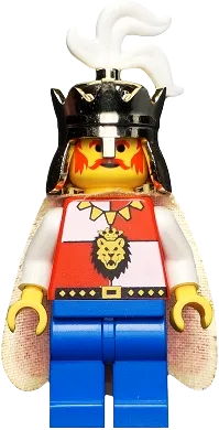 Royal Knights - King, with cape and blue legs minifigure